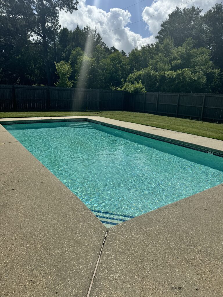 photo of school pool at st. george international school in baton rouge, louisiana
